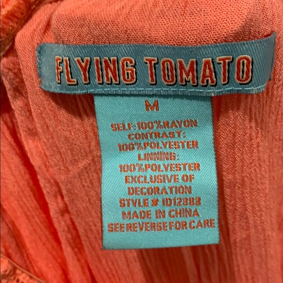 Beautiful Peach Tropical Dress! - Picture 7 of 8